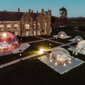 Meldrum House Dine with Bubbles Dome Experience for 10 NOW WITH £1000 CASH ALTERNATIVE