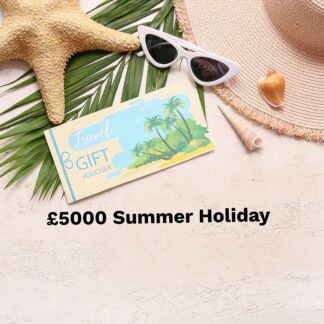 £5000 Summer Holiday of your choice & £1000 OF INSTANT WINS