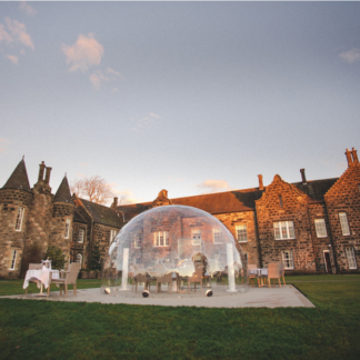 Dine with bubbles for 4 at Meldrum House Hotel