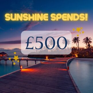 Sunshine Spends £500 cash