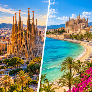 TWO WINNERS- BARCELONA OR MAJORCA